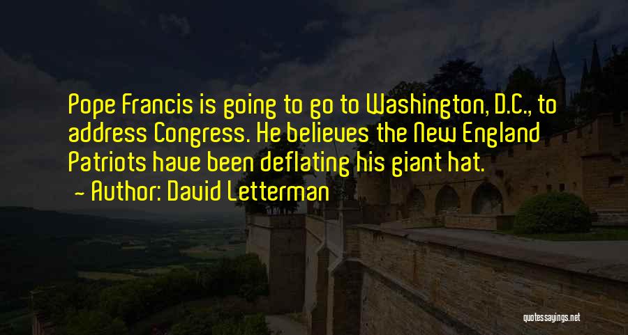 Francis D'assisi Quotes By David Letterman