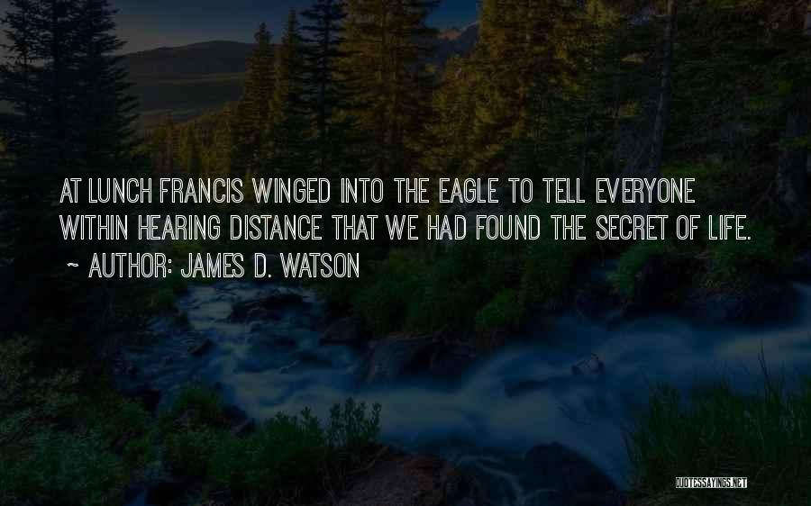 Francis D'assisi Quotes By James D. Watson
