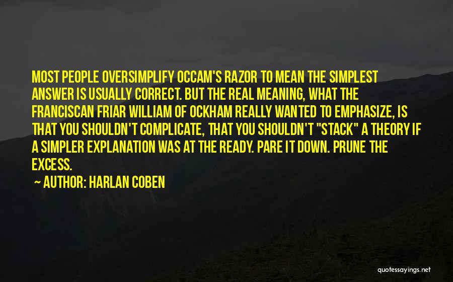 Franciscan Quotes By Harlan Coben