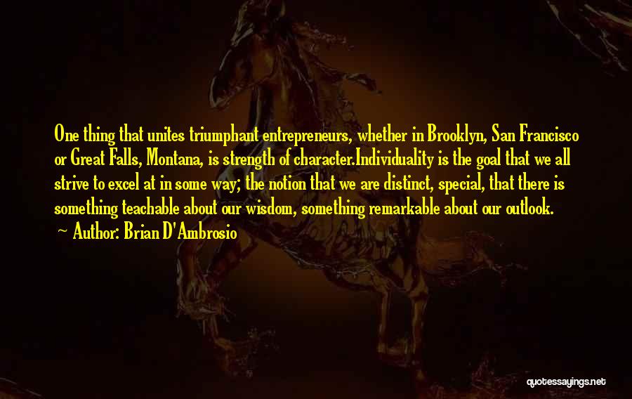 Francisco D'souza Quotes By Brian D'Ambrosio