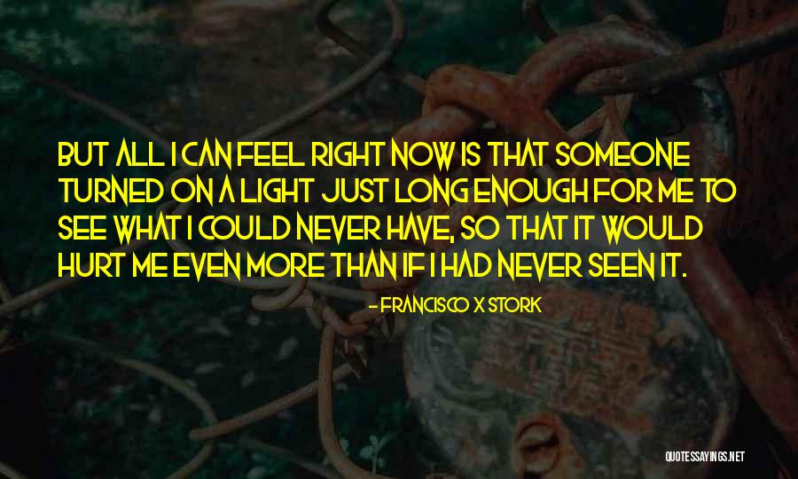 Francisco Stork Quotes By Francisco X Stork Francisco Stork Quotes By Francisco X Stork