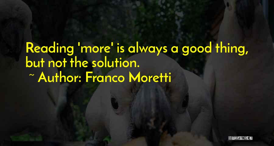 Franco Moretti Quotes 421833