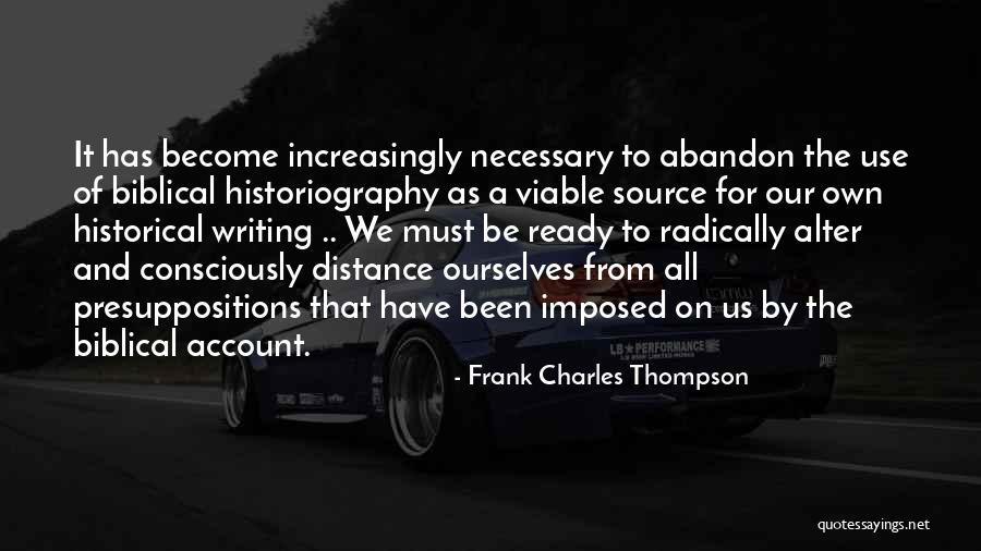 Frank Charles Thompson Quotes 1471174