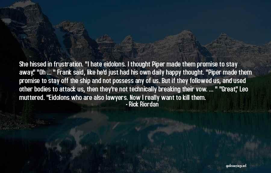 Frank D'arbo Quotes By Rick Riordan