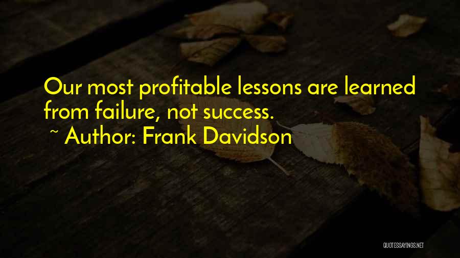 Frank Davidson Quotes 479275