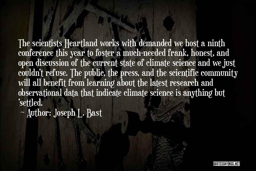 Frank Foster Quotes By Joseph L. Bast