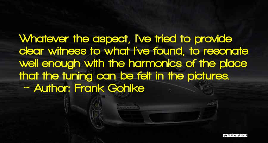 Frank Gohlke Quotes 1843919