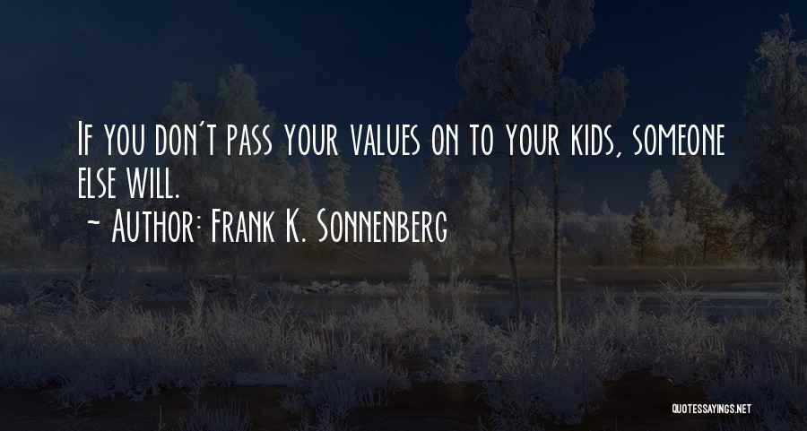 Frank K. Sonnenberg Quotes 281462