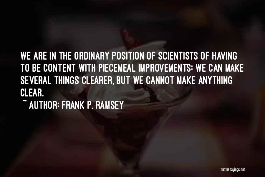 Frank P. Ramsey Quotes 659316