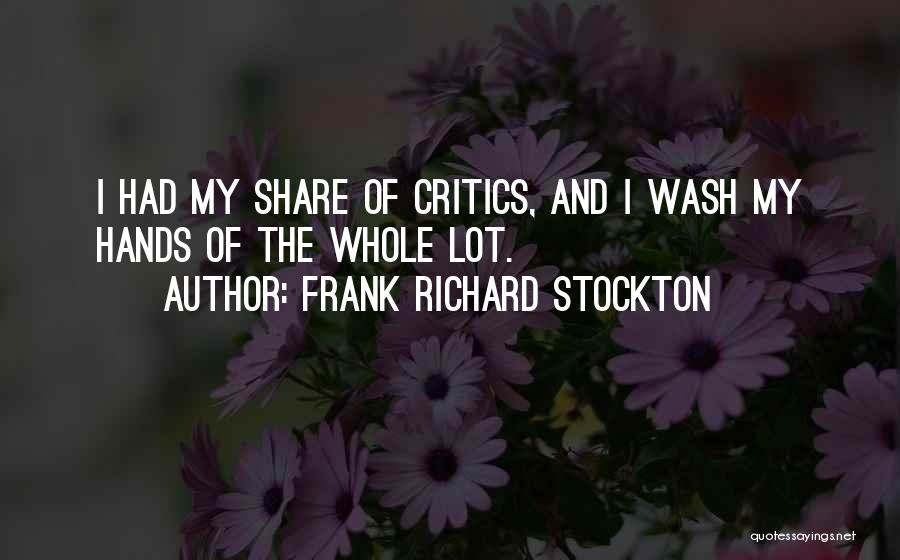 Frank Richard Stockton Quotes 1744776