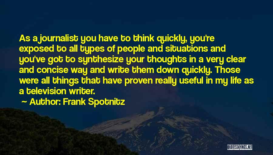 Frank Spotnitz Quotes 484805