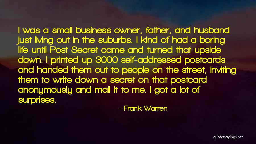 Frank Warren Quotes 1957890 Frank Warren Quotes 1957890
