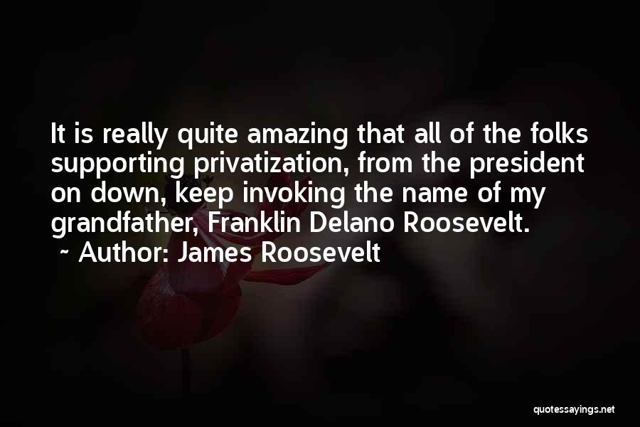 Franklin Delano Quotes By James Roosevelt