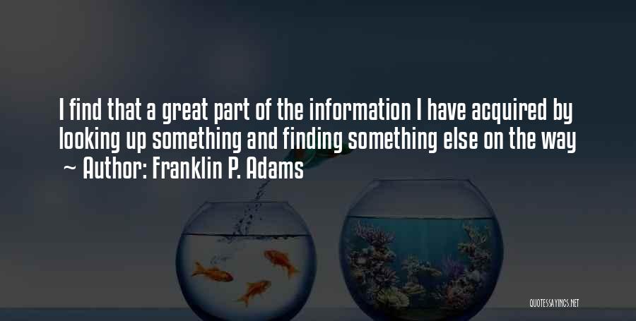 Franklin P. Adams Quotes 368055