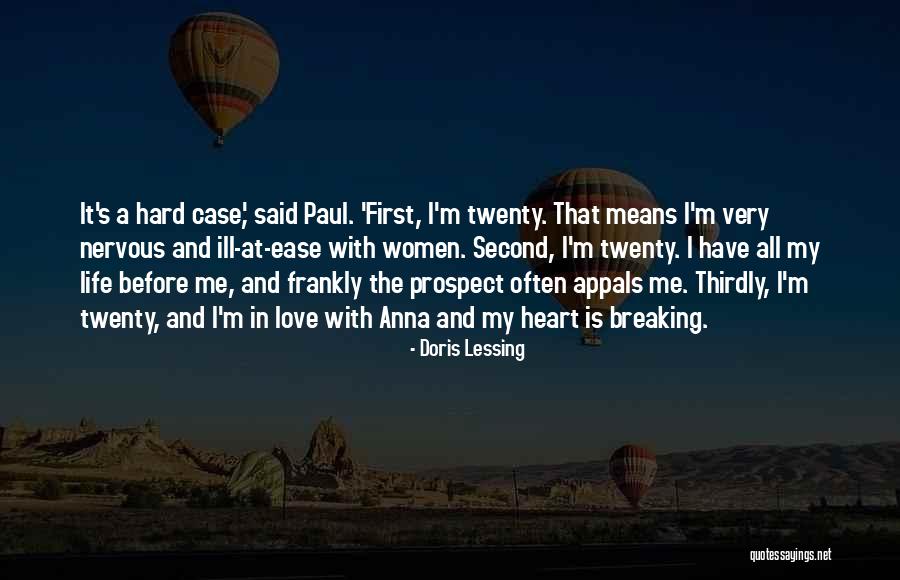 Frankly Love Quotes By Doris Lessing