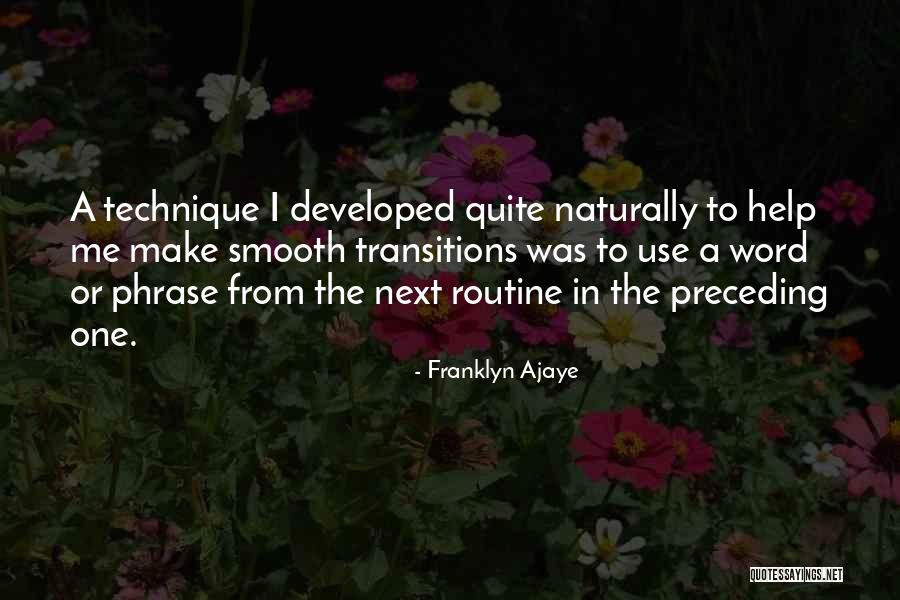 Franklyn Ajaye Quotes 201493