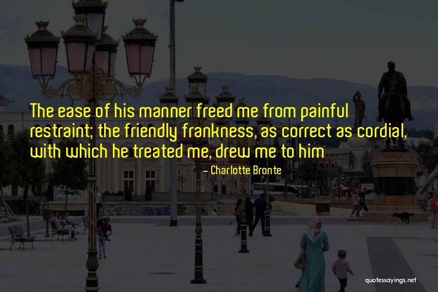 Frankness Quotes By Charlotte Bronte