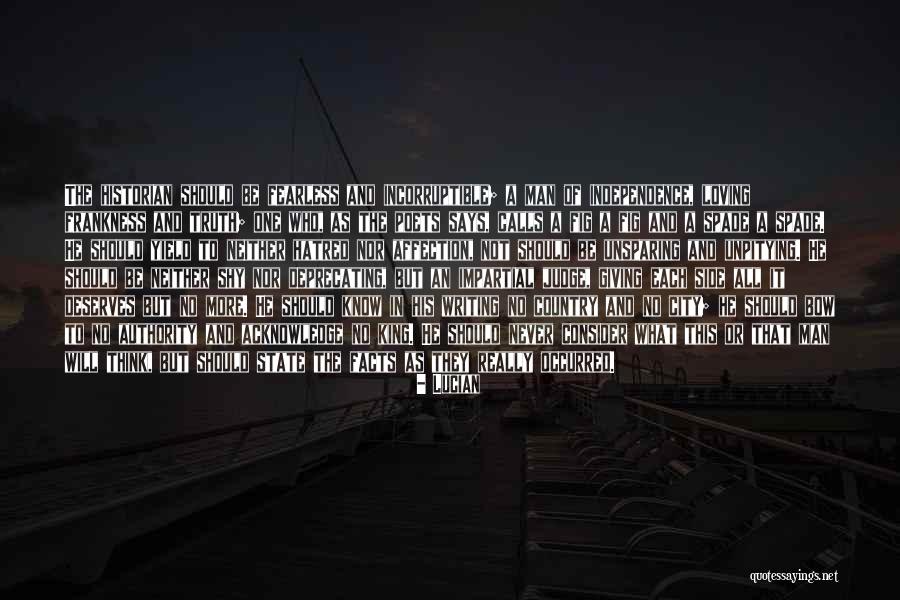 Frankness Quotes By Lucian Frankness Quotes By Lucian