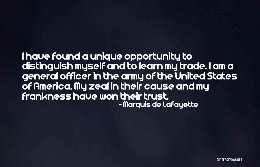 Frankness Quotes By Marquis De Lafayette