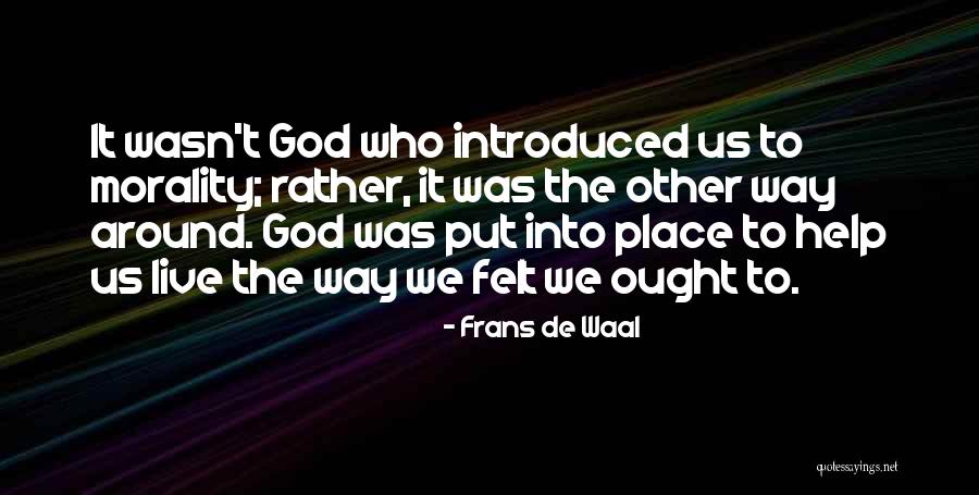 Frans De Waal Quotes 307206 Frans De Waal Quotes 307206