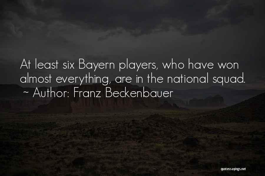 Franz Beckenbauer Quotes 1545800