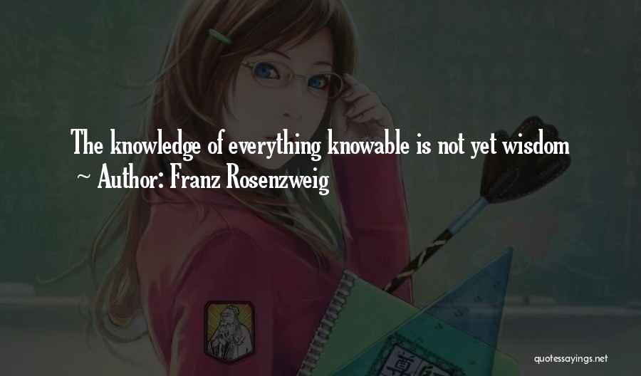 Franz Rosenzweig Quotes 1932854