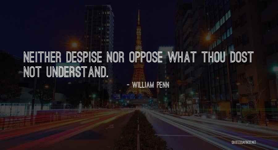 Franzoesisch Verben Quotes By William Penn