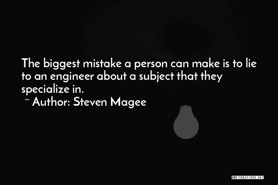 Fraud Person Quotes By Steven Magee