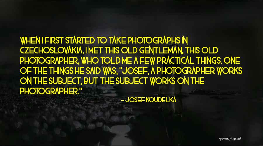 Freckled Poppy Quotes By Josef Koudelka Freckled Poppy Quotes By Josef Koudelka