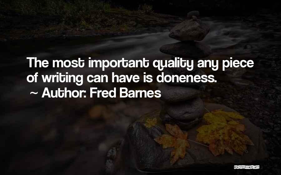 Fred Barnes Quotes 2260530