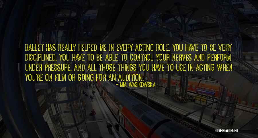 Frederick Bruner Quotes By Mia Wasikowska
