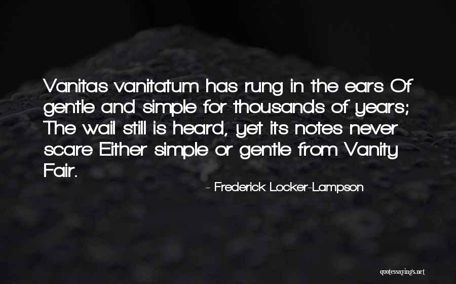 Frederick Locker-Lampson Quotes 1672626