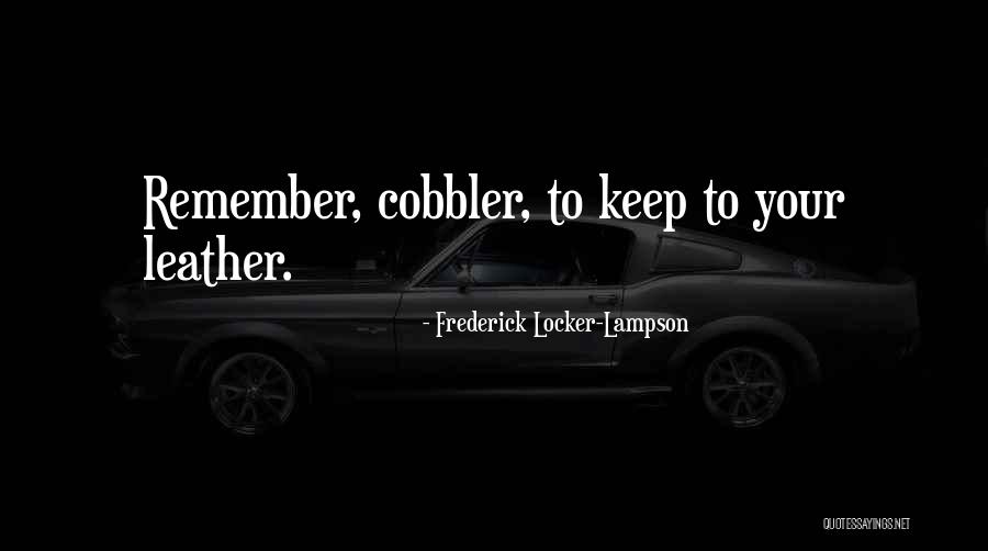 Frederick Locker-Lampson Quotes 629758 Frederick Locker-Lampson Quotes 629758