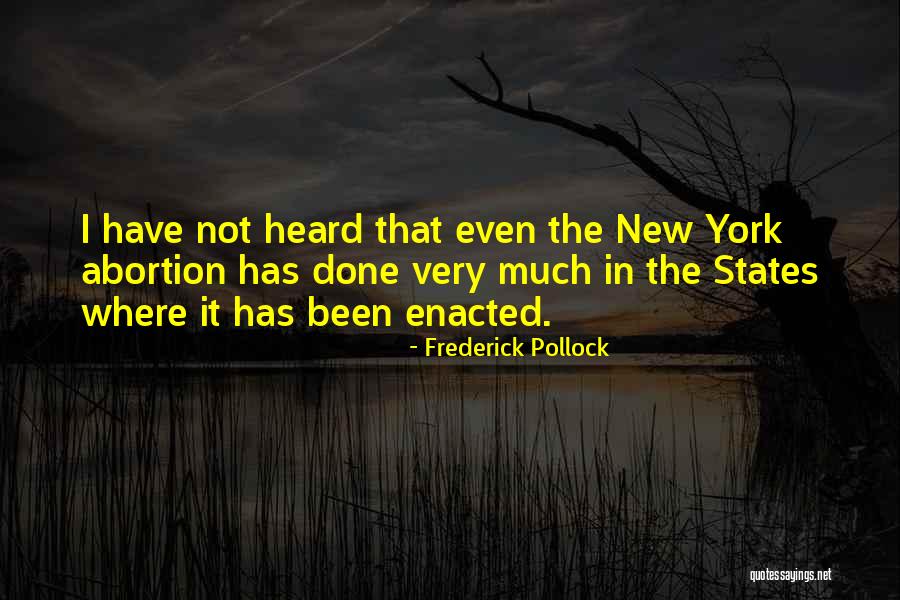 Frederick Pollock Quotes 2172178