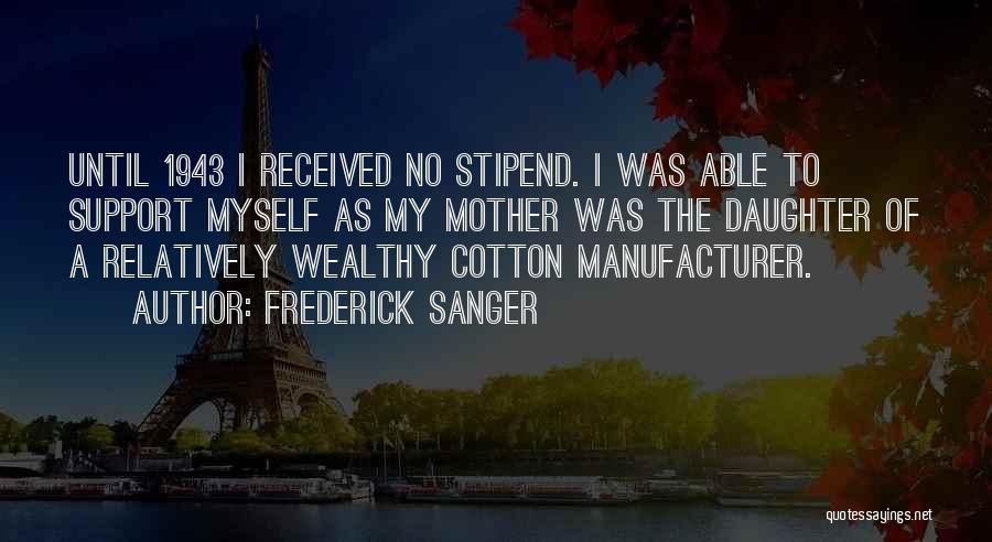 Frederick Sanger Quotes 2158240