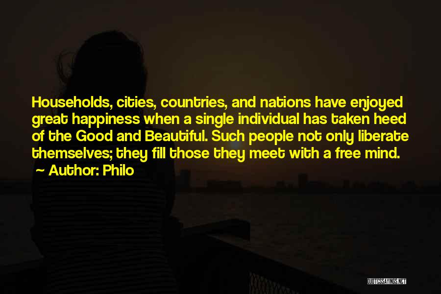 Free And Beautiful Quotes By Philo