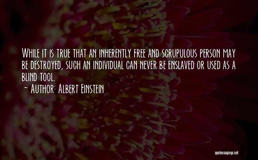 Free Blind Quotes By Albert Einstein