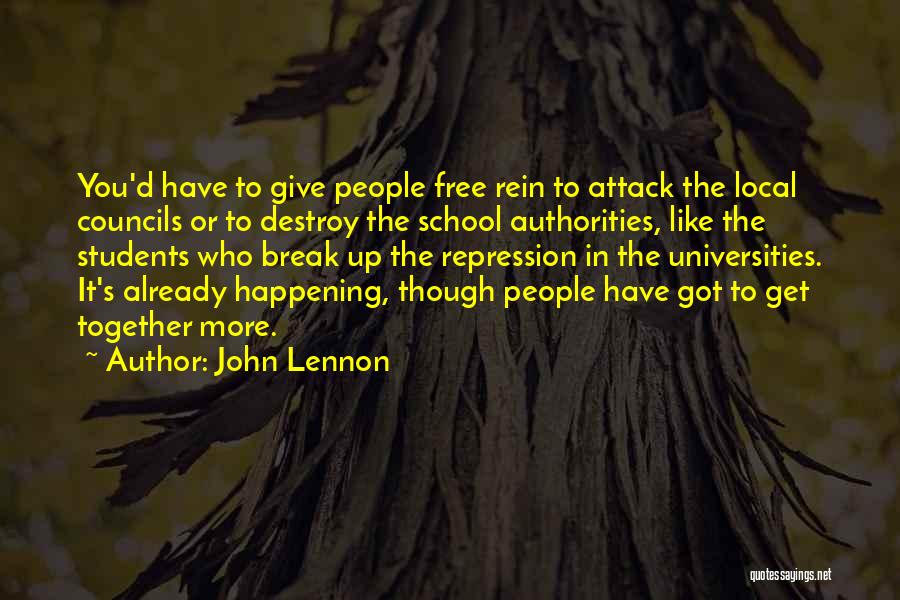 Free Break Up Quotes By John Lennon