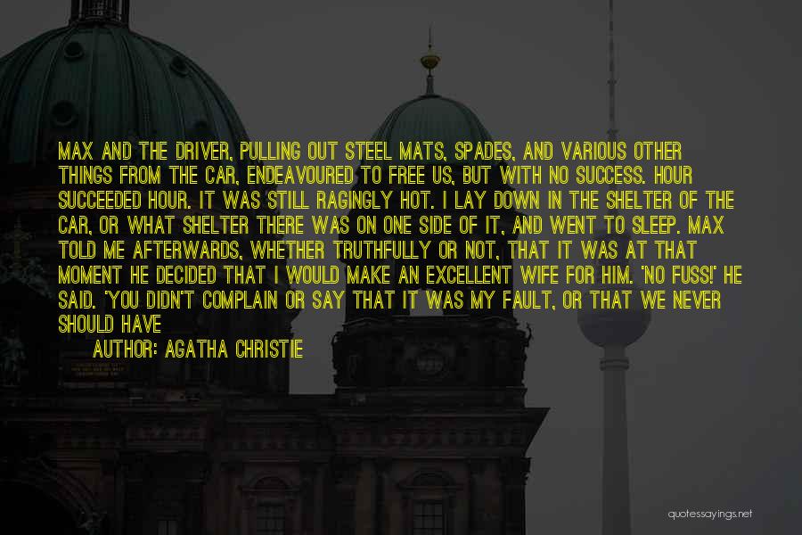 Free Car Quotes By Agatha Christie