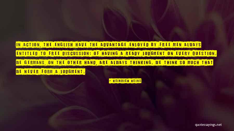 Free Discussion Quotes By Heinrich Heine Free Discussion Quotes By Heinrich Heine