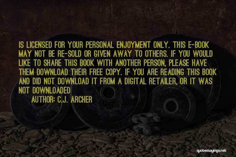 Free Download Quotes By C.J. Archer