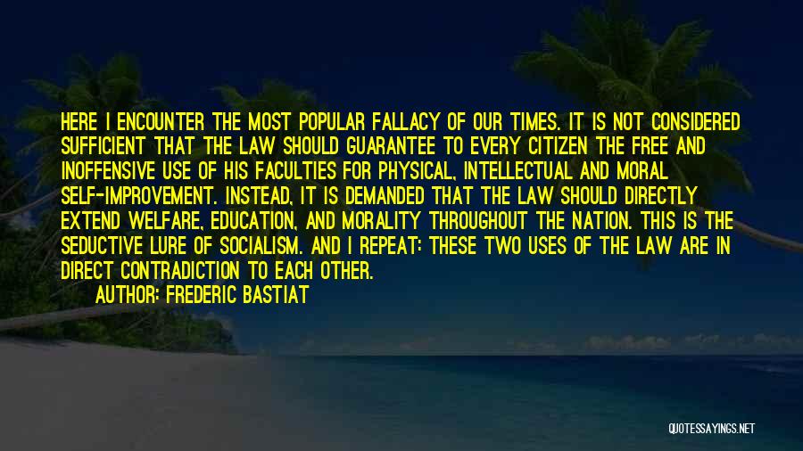 Free Education Quotes By Frederic Bastiat