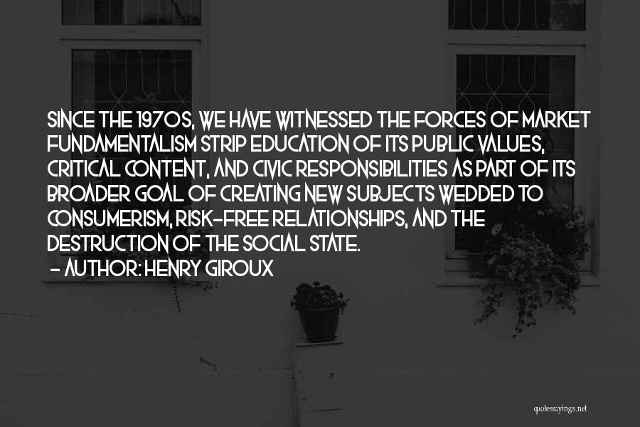 Free Education Quotes By Henry Giroux