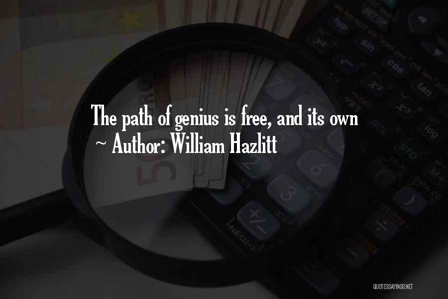 Free Education Quotes By William Hazlitt