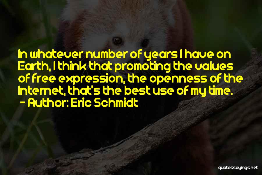 Free Expression Quotes By Eric Schmidt
