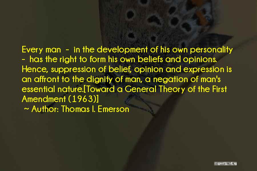 Free Expression Quotes By Thomas I. Emerson