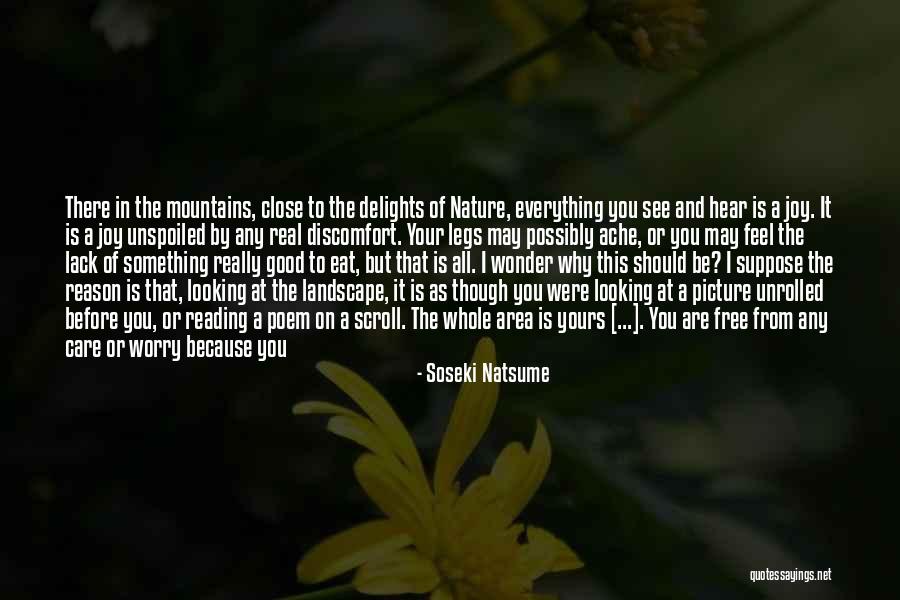 Free Feel Good Quotes By Soseki Natsume