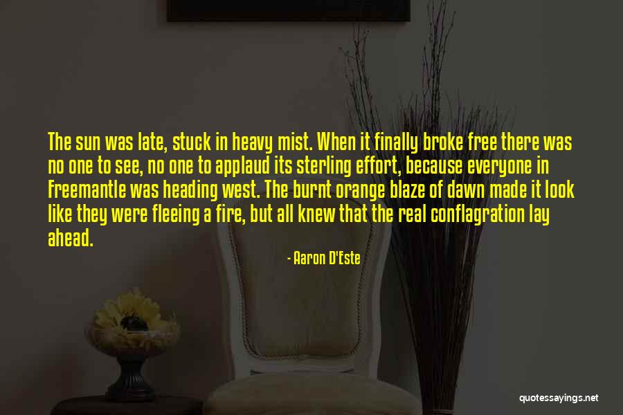 Free Fire Quotes By Aaron D'Este Free Fire Quotes By Aaron D'Este