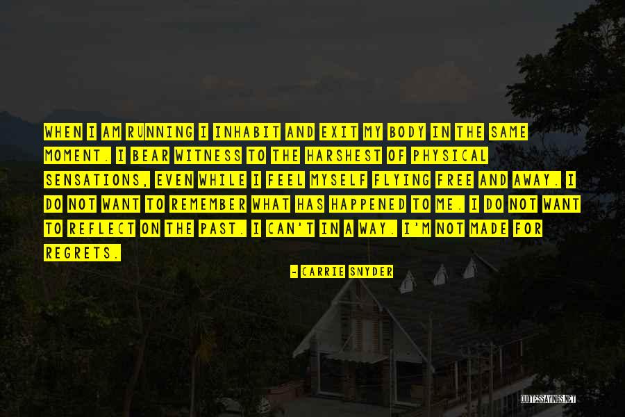 Free Flying Quotes By Carrie Snyder Free Flying Quotes By Carrie Snyder