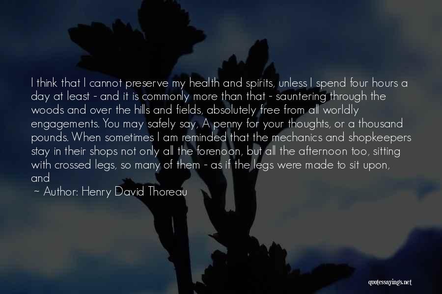 Free Four Quotes By Henry David Thoreau